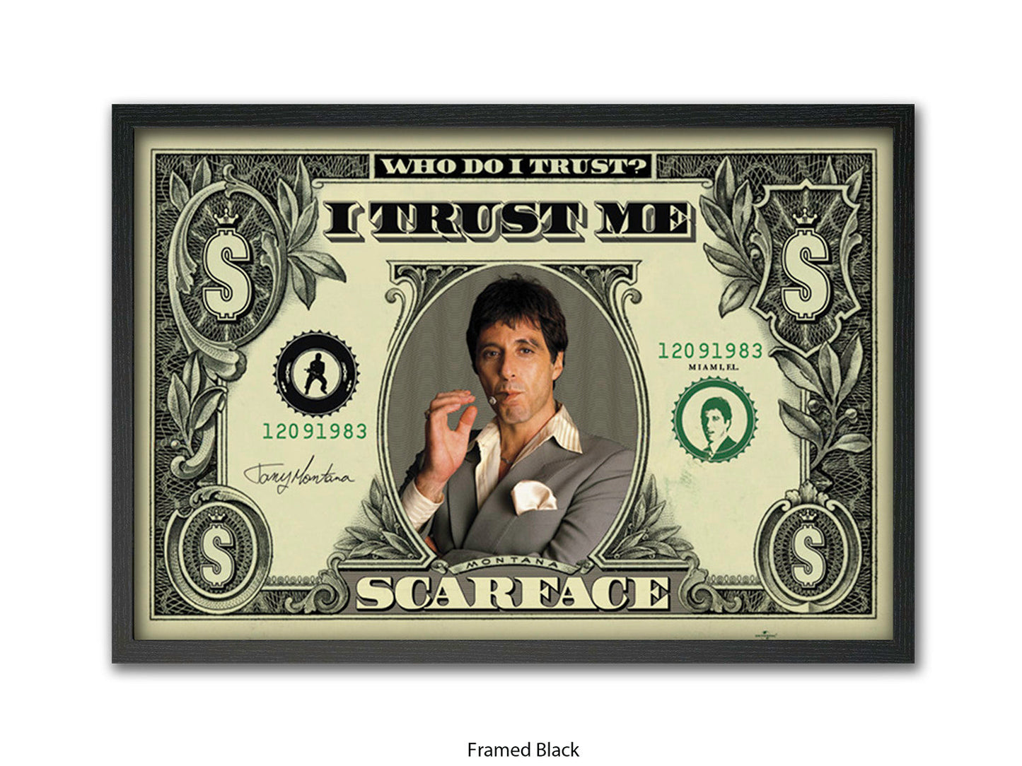 Scarface  - Dollar Bill - Who Do I  Trust - Poster