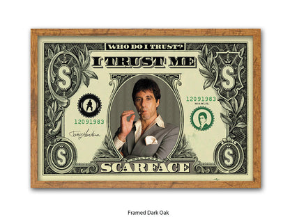 Scarface  - Dollar Bill - Who Do I  Trust - Poster