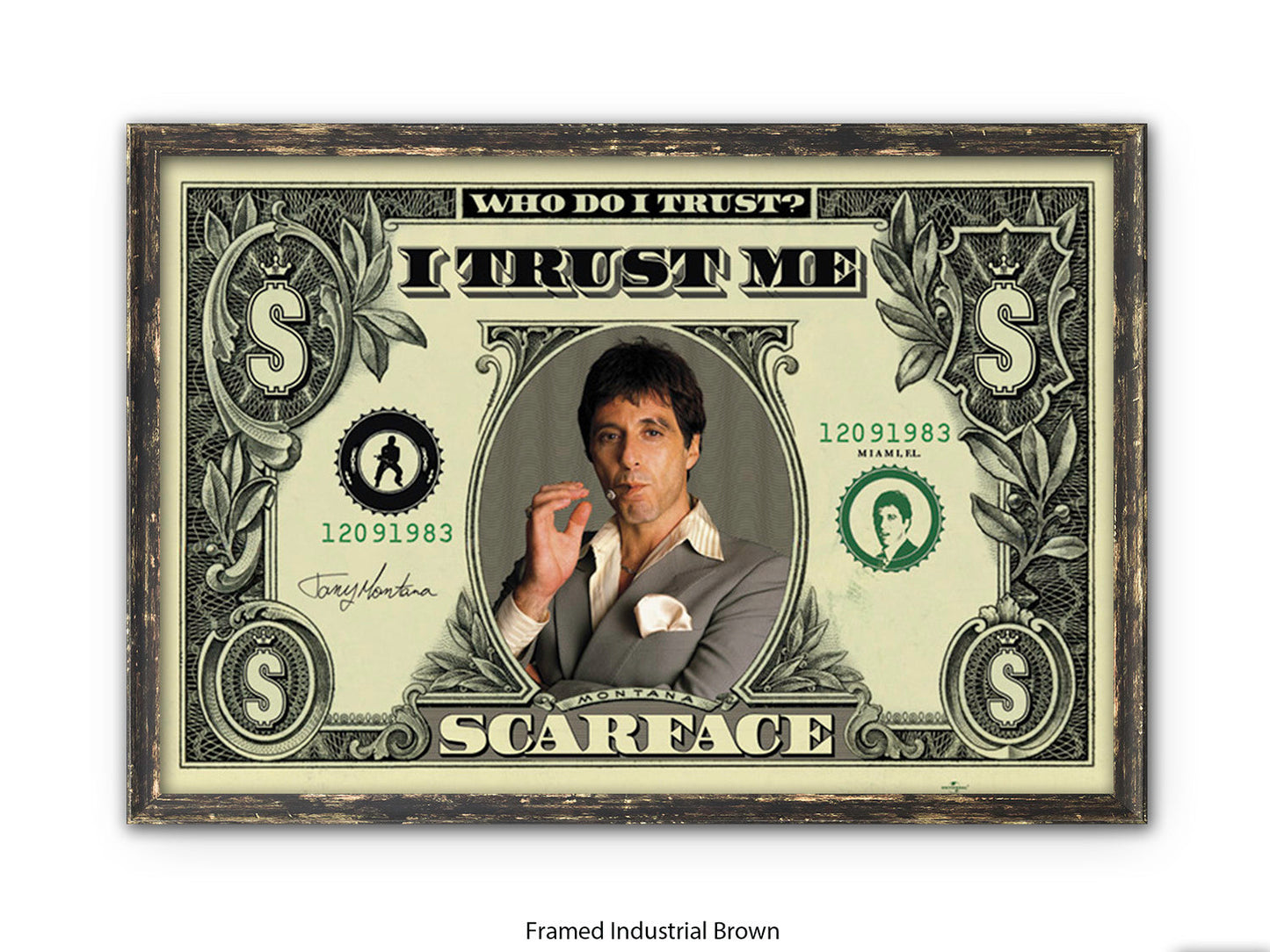Scarface  - Dollar Bill - Who Do I  Trust - Poster