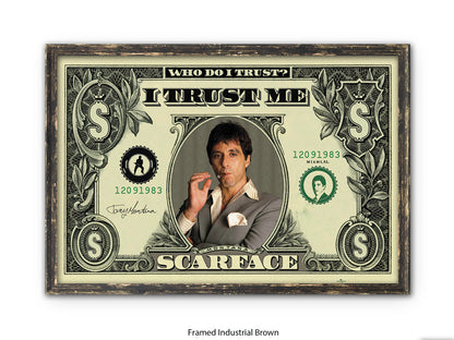 Scarface  - Dollar Bill - Who Do I  Trust - Poster