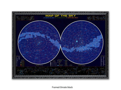 Map of the Sky | Wall Decor Poster