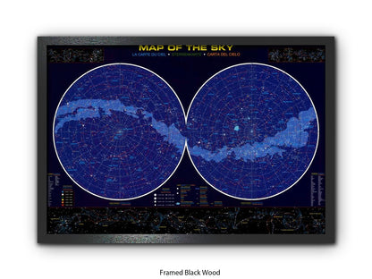 Map of the Sky | Wall Decor Poster