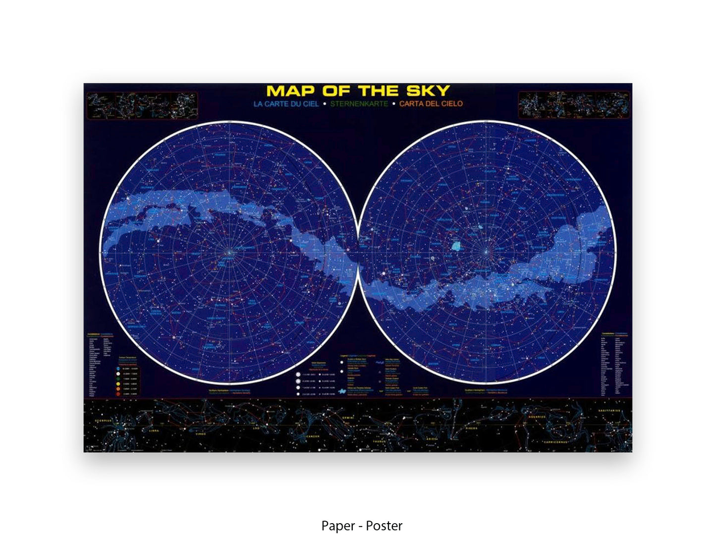Map of the Sky | Wall Decor Poster