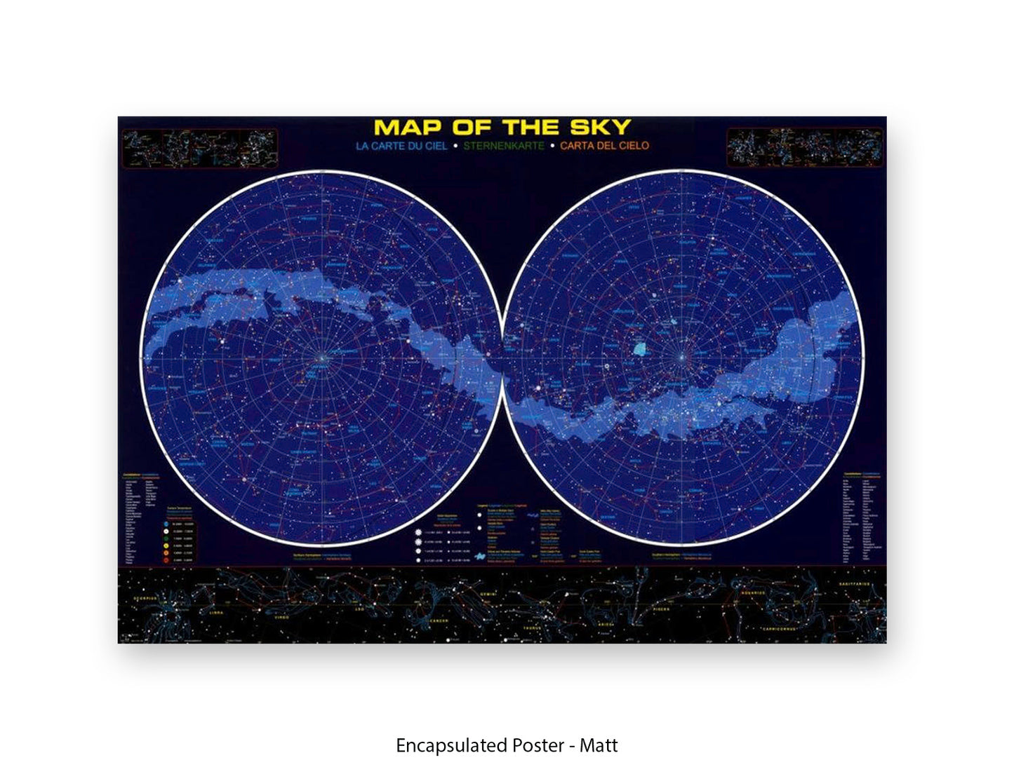 Map of the Sky | Wall Decor Poster