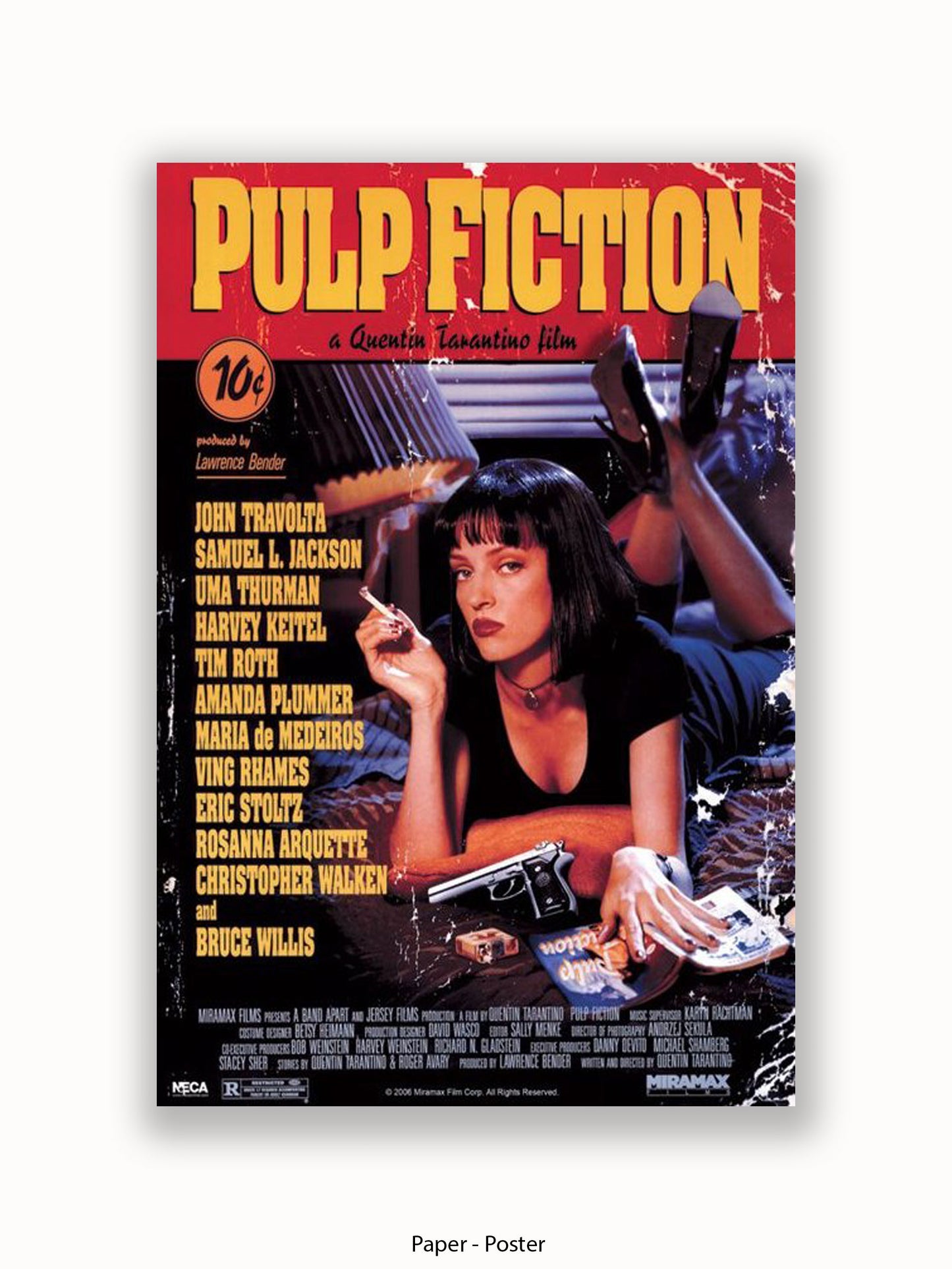 Pulp Fiction Poster | Promo Uma Thurman Poster