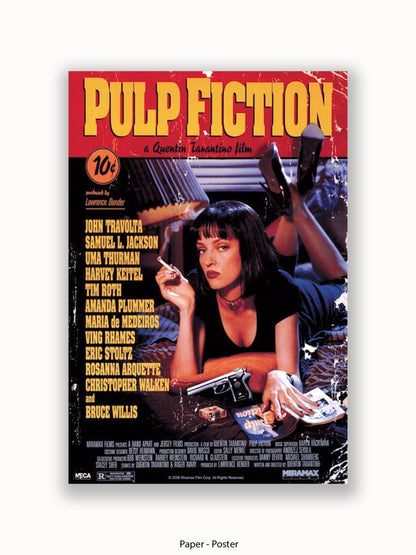 Pulp Fiction Poster | Promo Uma Thurman Poster