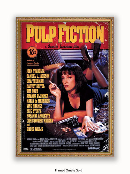 Pulp Fiction Poster | Promo Uma Thurman Poster