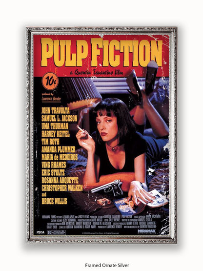 Pulp Fiction Poster | Promo Uma Thurman Poster