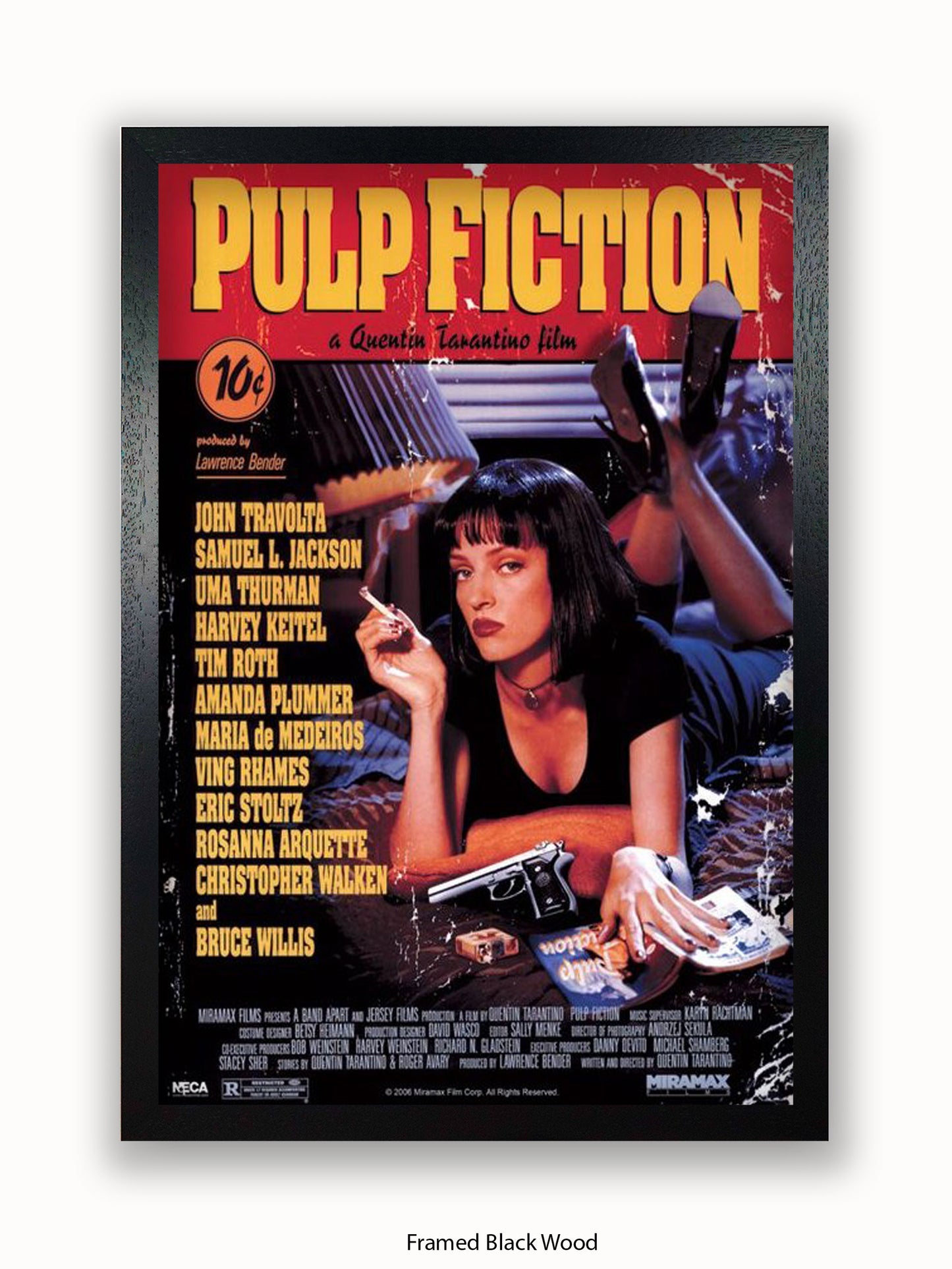 Pulp Fiction Poster | Promo Uma Thurman Poster