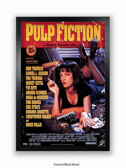 Pulp Fiction Poster | Promo Uma Thurman Poster