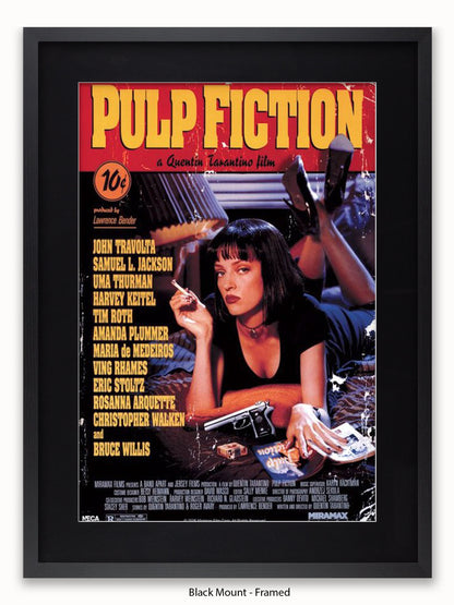 Pulp Fiction Poster | Promo Uma Thurman Poster