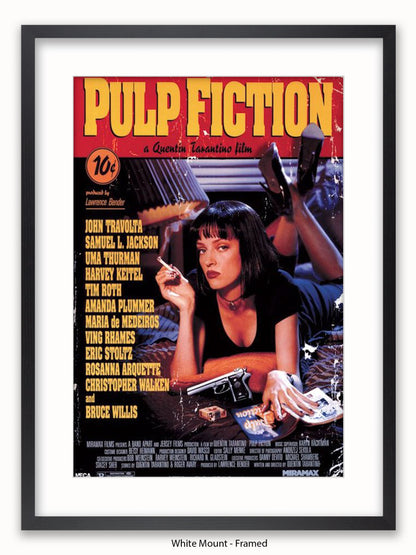 Pulp Fiction Poster | Promo Uma Thurman Poster