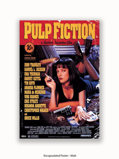 Pulp Fiction Poster | Promo Uma Thurman Poster