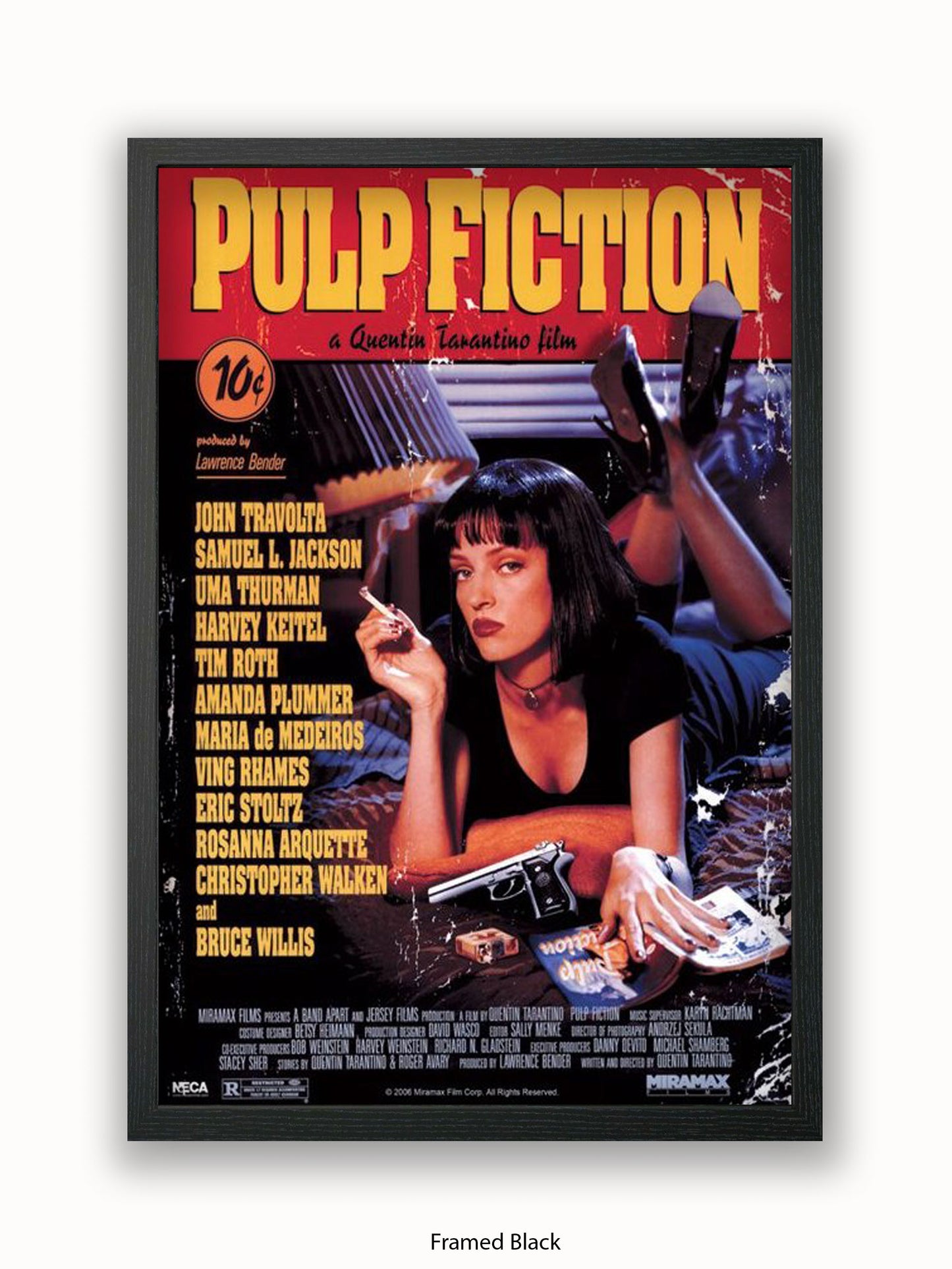 Pulp Fiction Poster | Promo Uma Thurman Poster