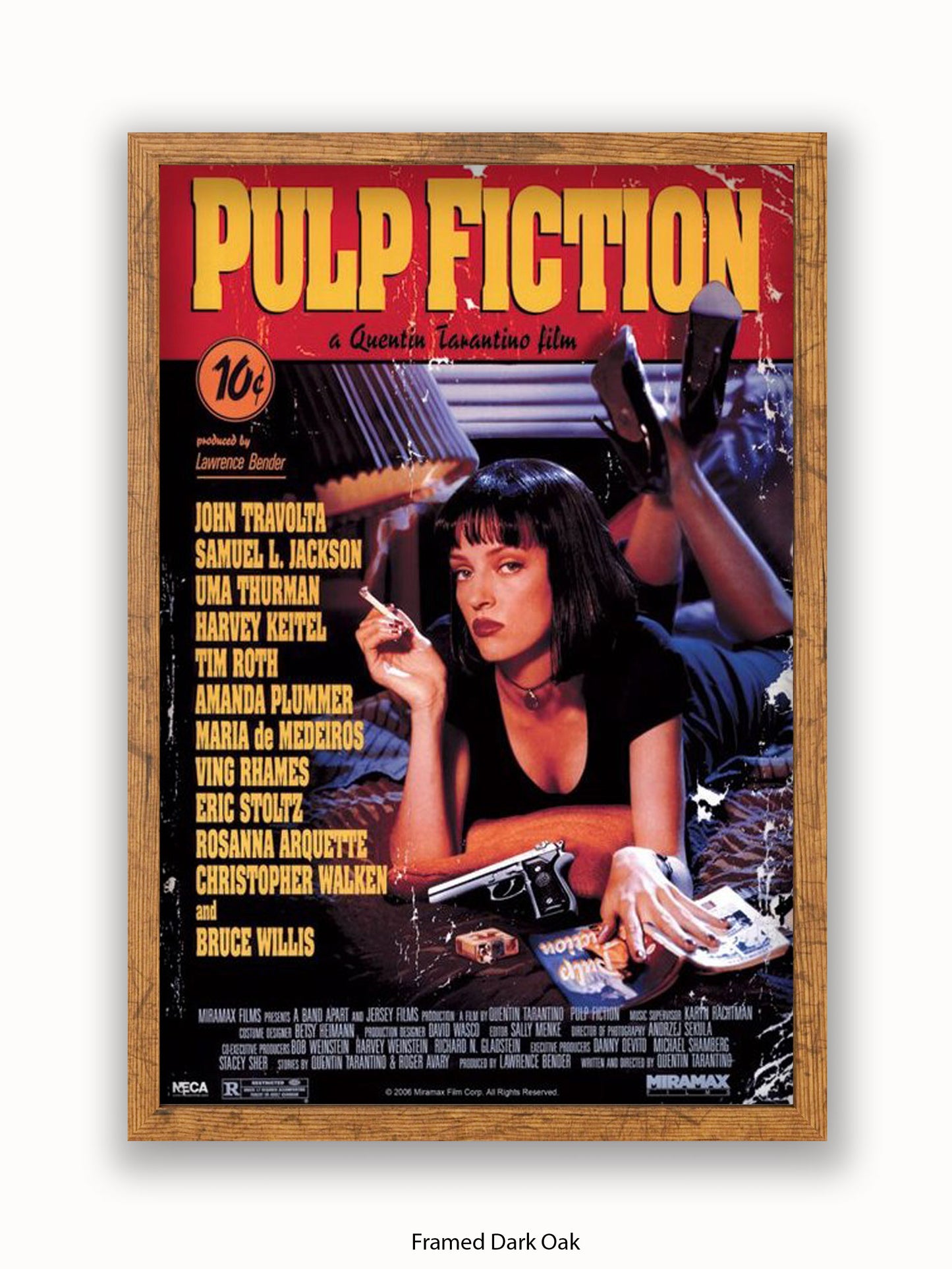 Pulp Fiction Poster | Promo Uma Thurman Poster