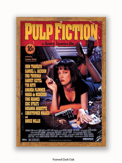 Pulp Fiction Poster | Promo Uma Thurman Poster