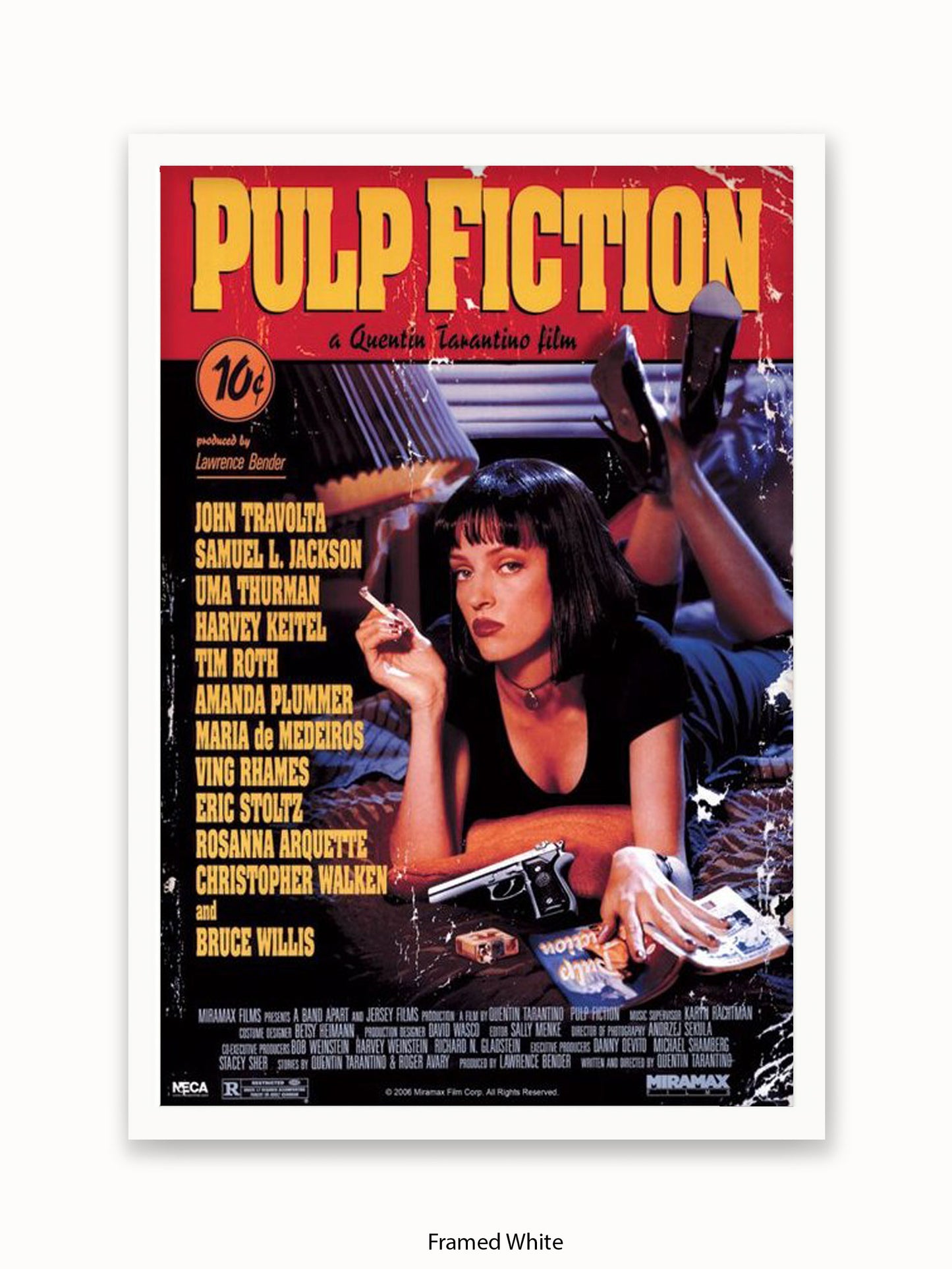 Pulp Fiction Poster | Promo Uma Thurman Poster