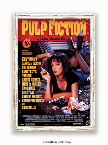 Pulp Fiction Poster | Promo Uma Thurman Poster