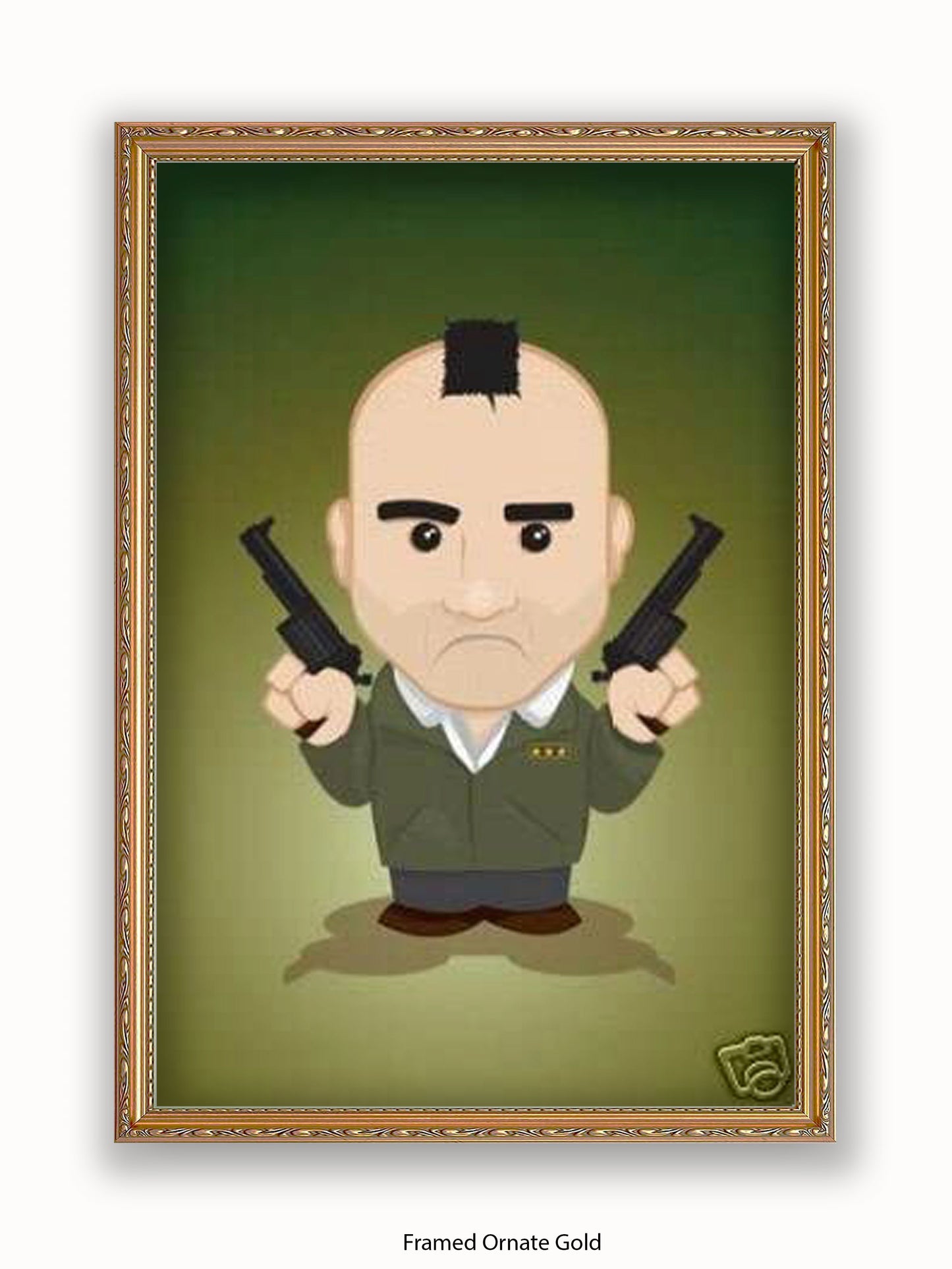 Taxi Driver  Illustration  Cartoon Poster