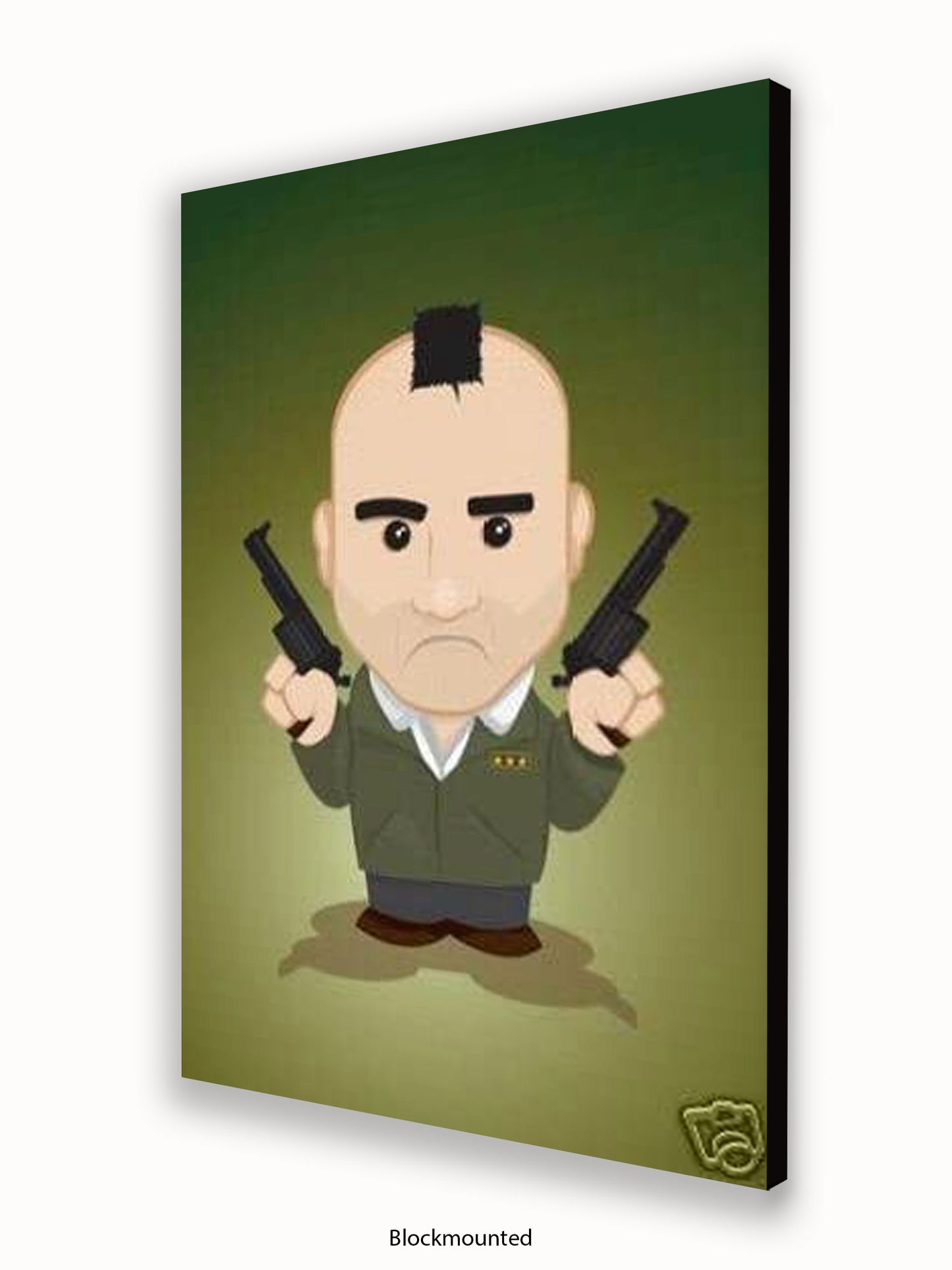 Taxi Driver  Illustration  Cartoon Poster