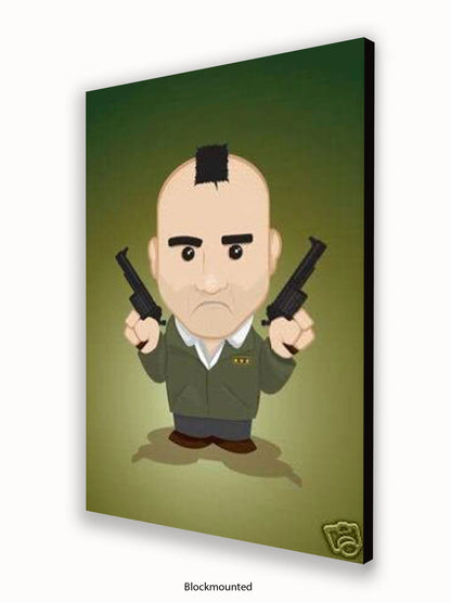 Taxi Driver  Illustration  Cartoon Poster