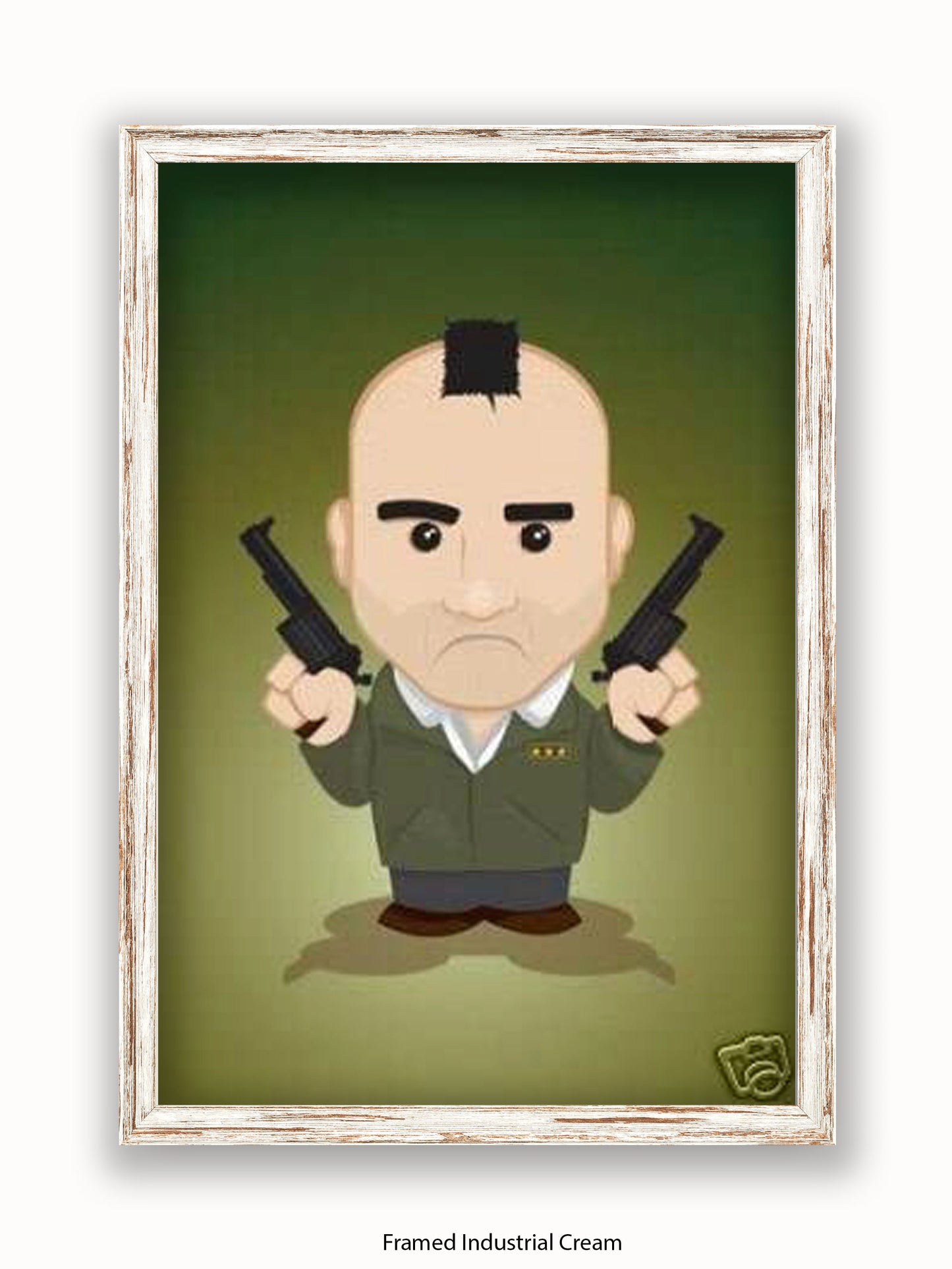 Taxi Driver  Illustration  Cartoon Poster
