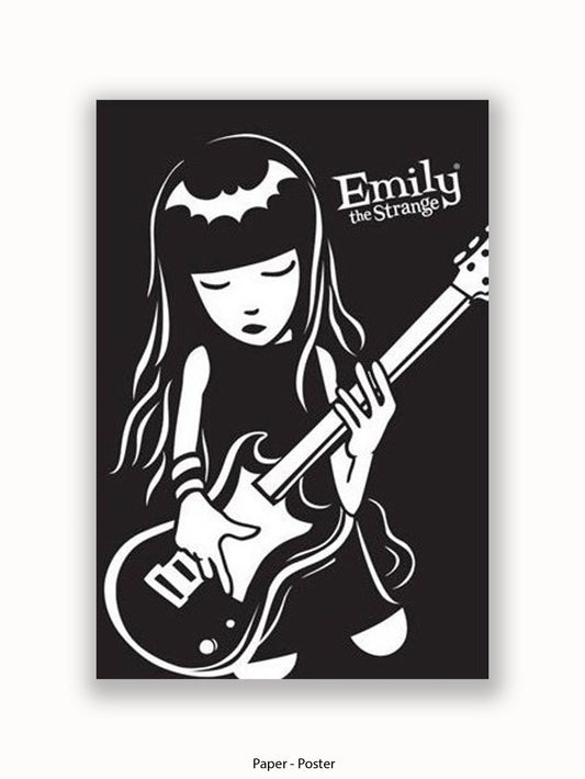 Emily The Strange  Guitar Poster