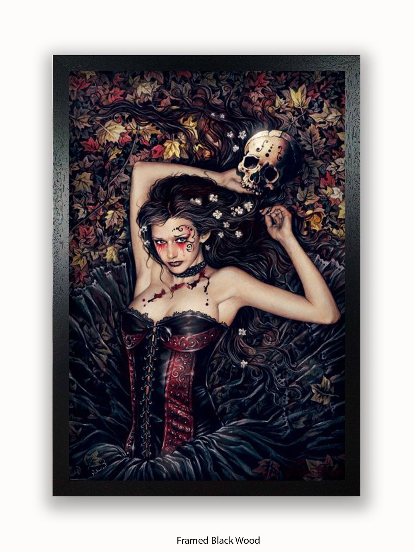 Victoria Frances  Skull Girl Poster