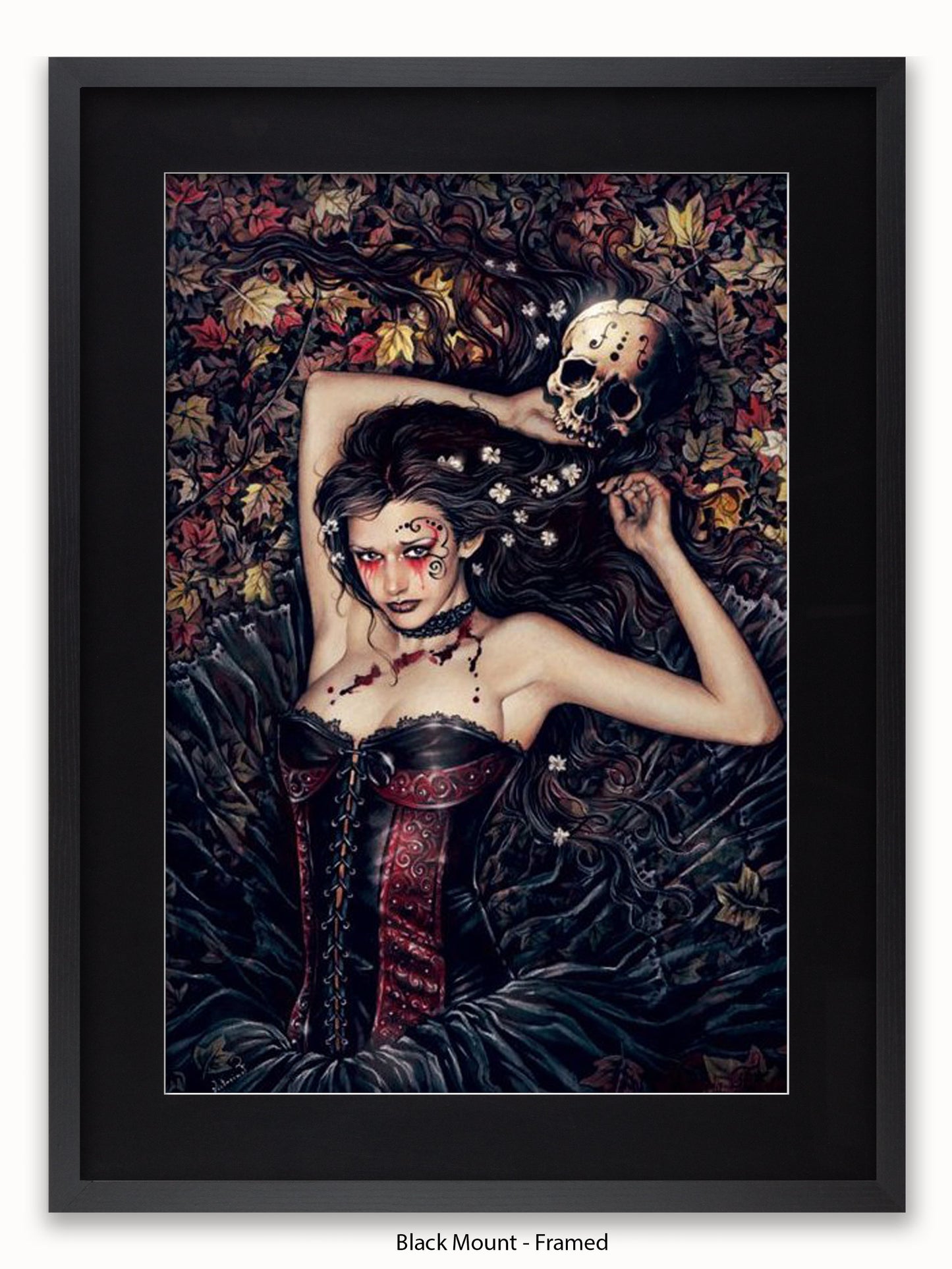 Victoria Frances  Skull Girl Poster