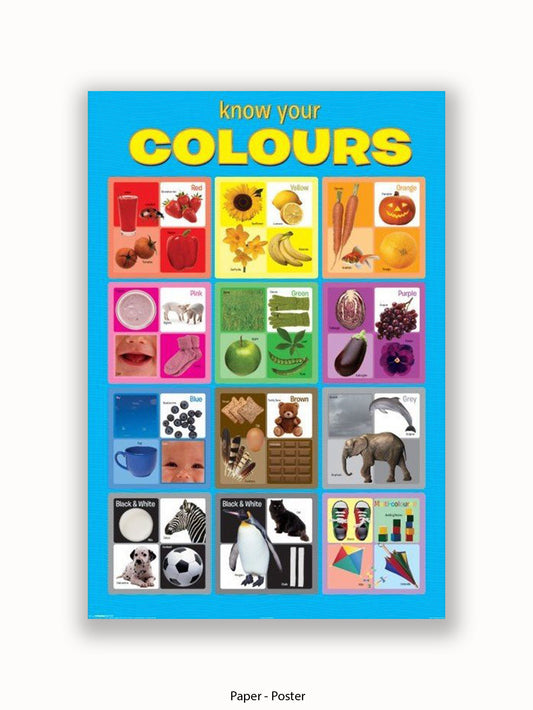 Know Your Colours Poster