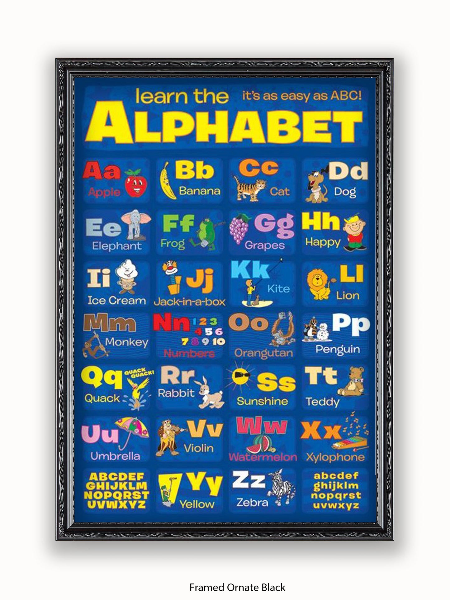 Learn The Alphabet Poster
