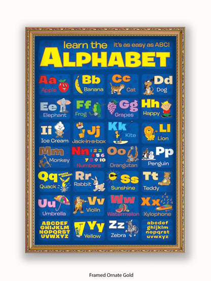 Learn The Alphabet Poster