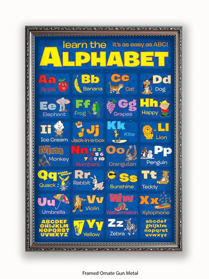 Learn The Alphabet Poster