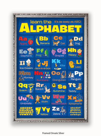 Learn The Alphabet Poster