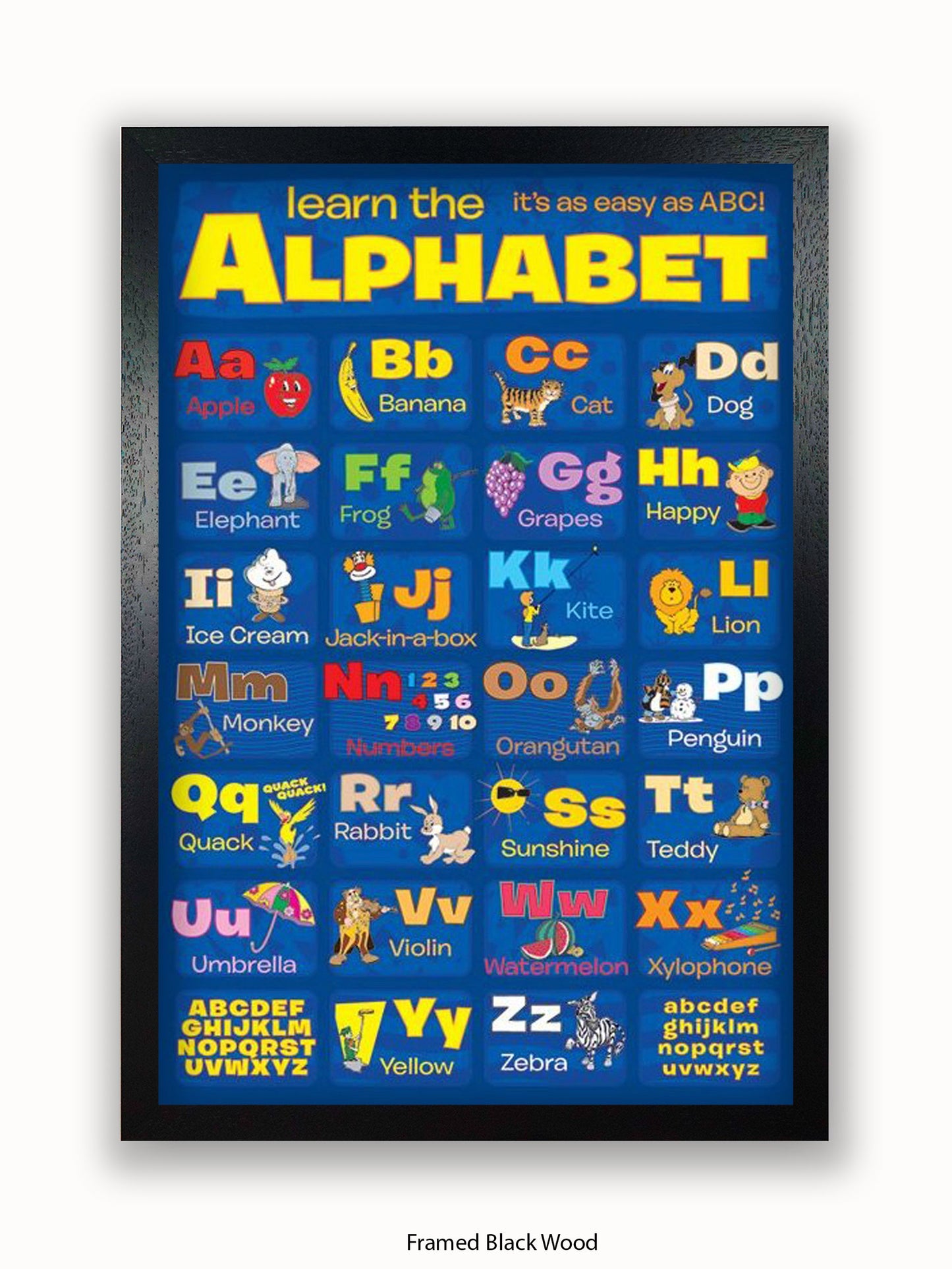 Learn The Alphabet Poster