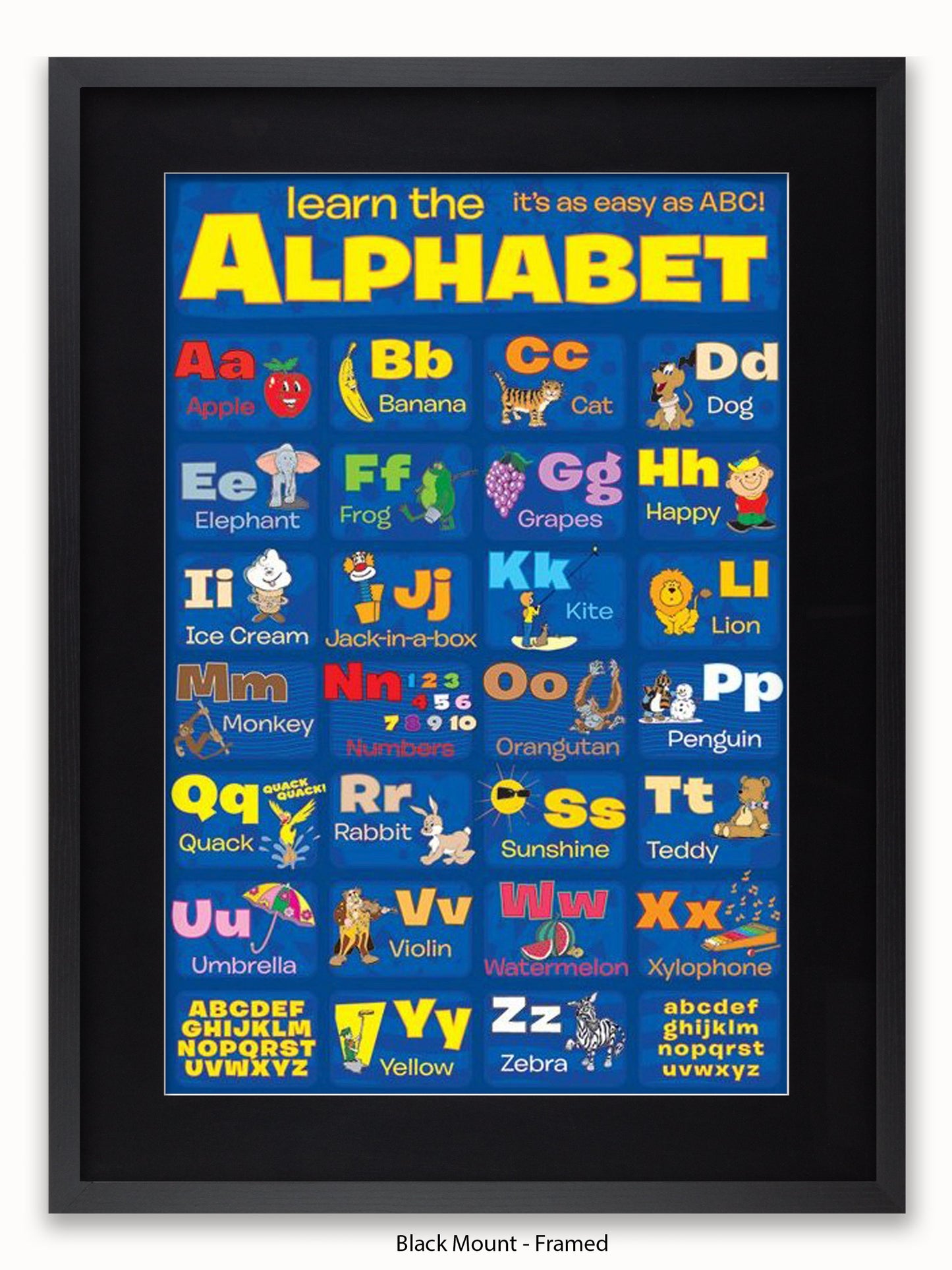 Learn The Alphabet Poster