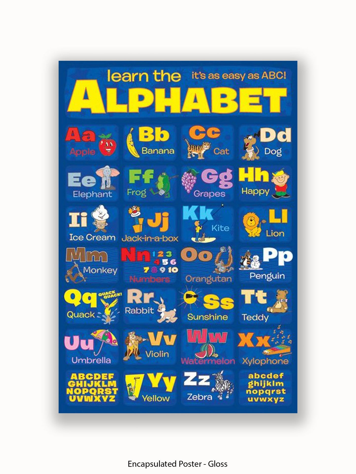 Learn The Alphabet Poster
