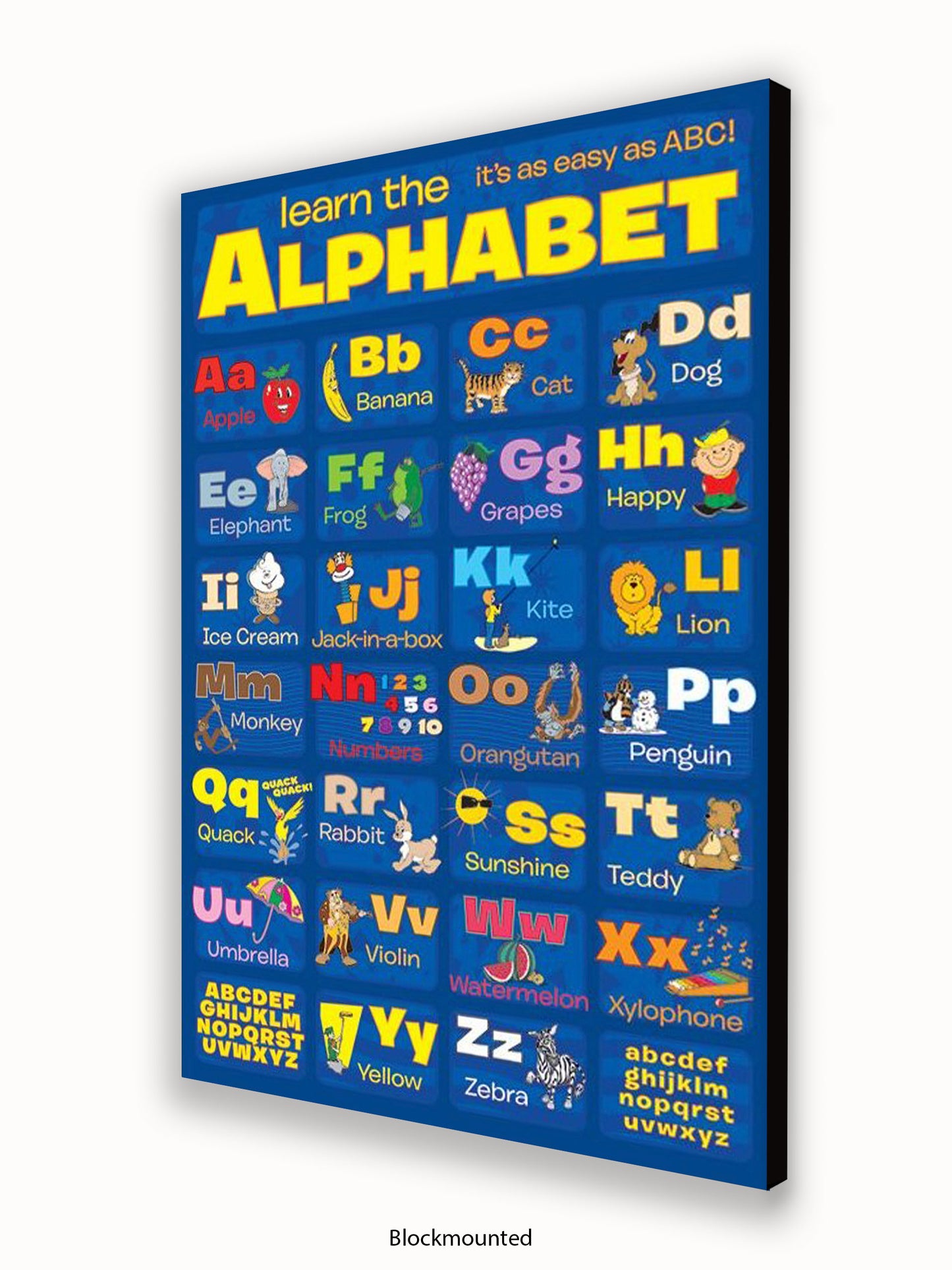 Learn The Alphabet Poster