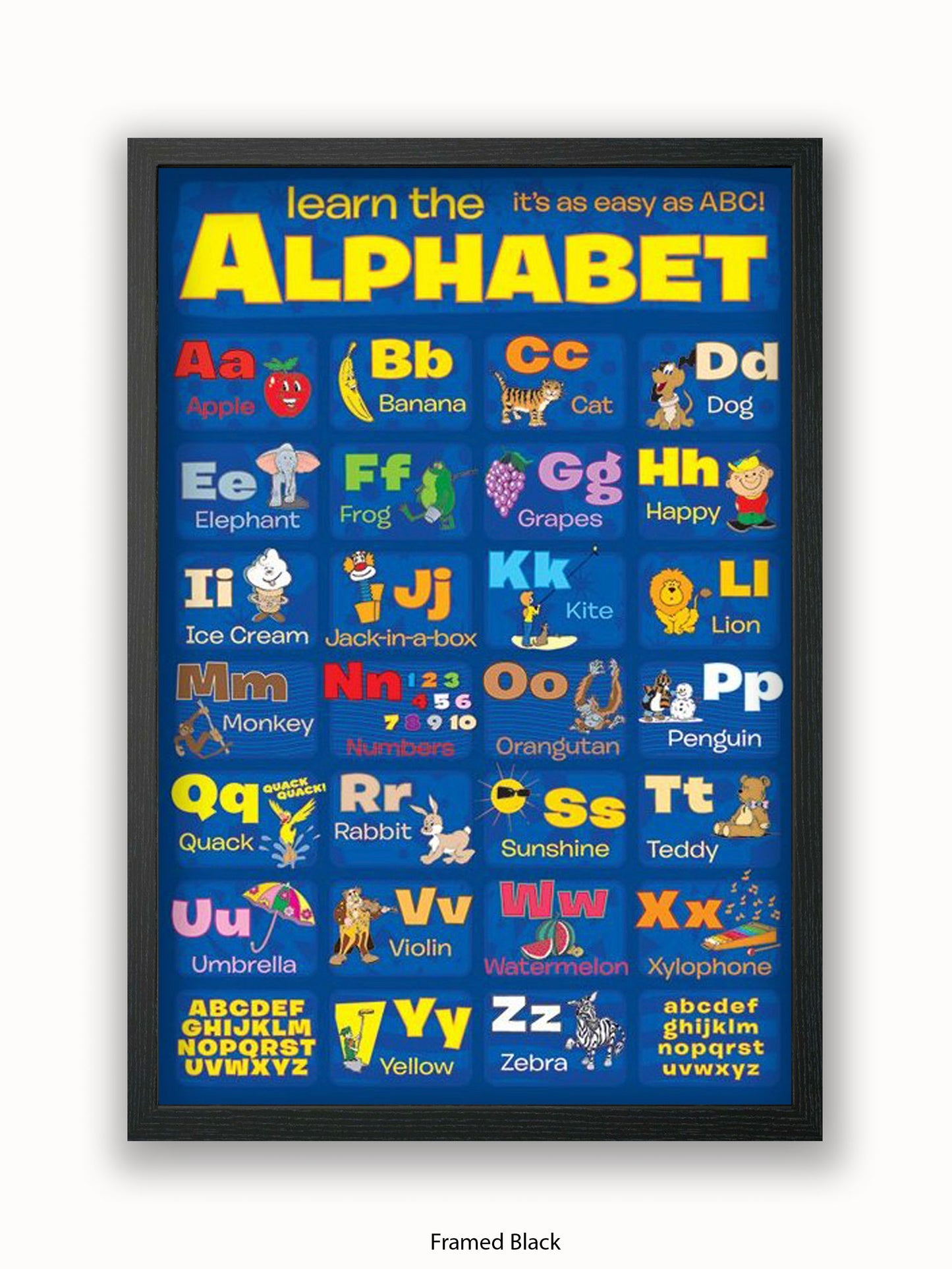 Learn The Alphabet Poster