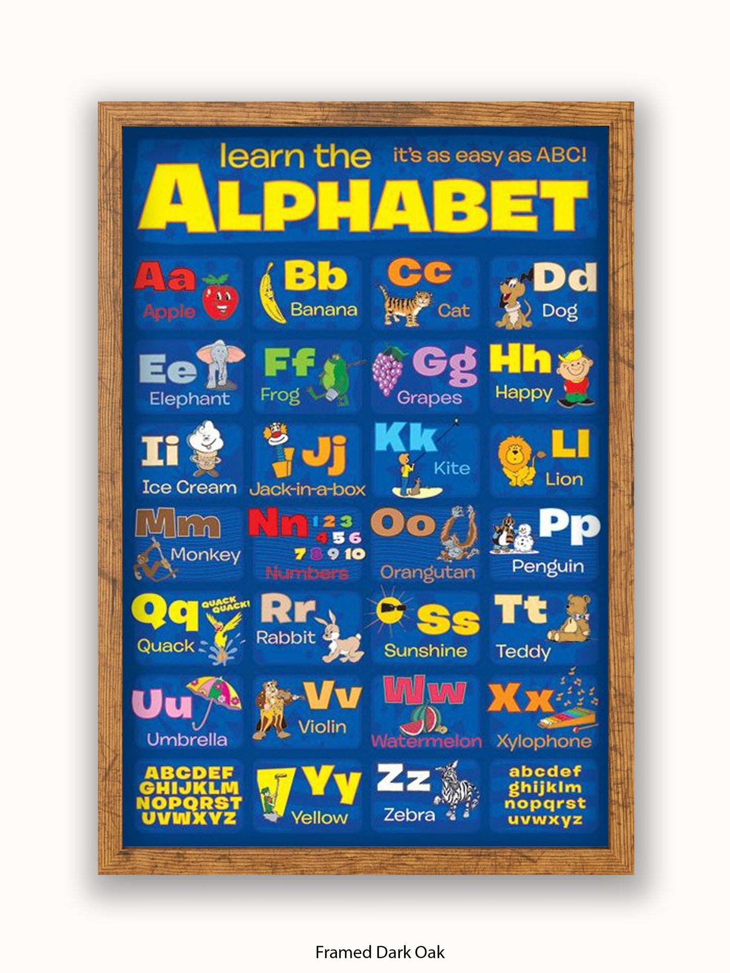 Learn The Alphabet Poster
