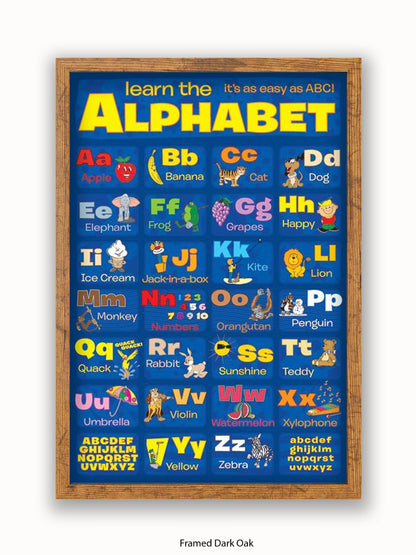 Learn The Alphabet Poster
