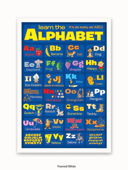 Learn The Alphabet Poster