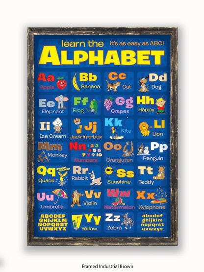 Learn The Alphabet Poster