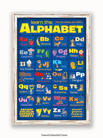 Learn The Alphabet Poster