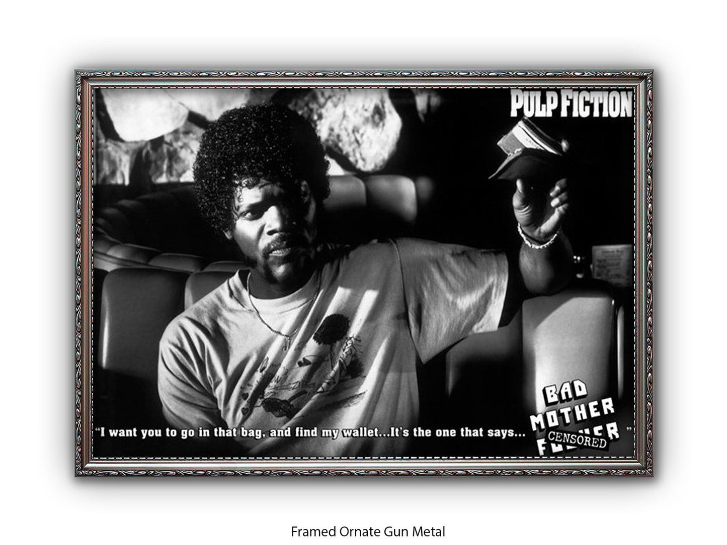 Pulp Fiction  - Bad Mother Fucker- Poster