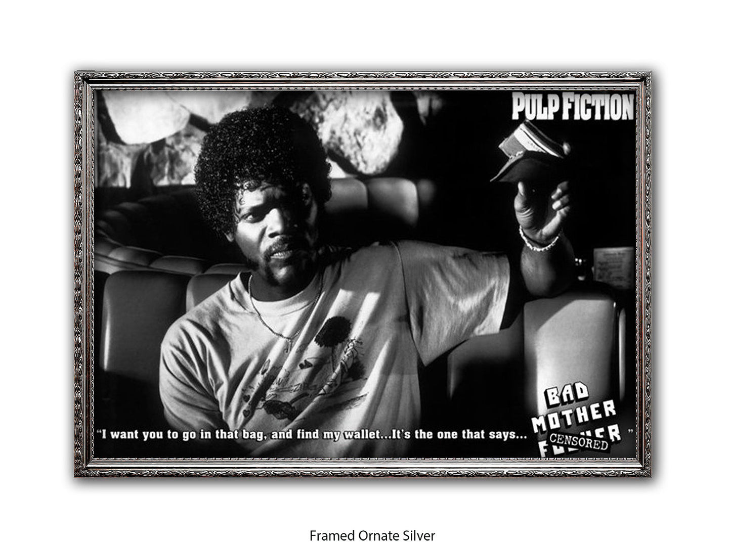 Pulp Fiction  - Bad Mother Fucker- Poster