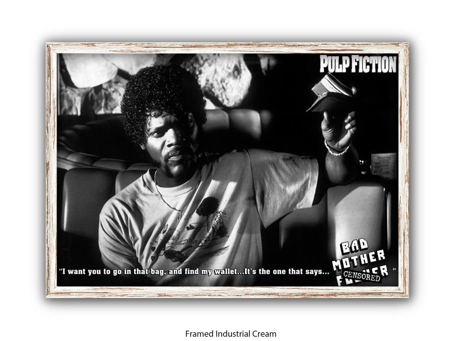 Pulp Fiction  - Bad Mother Fucker- Poster