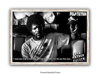 Pulp Fiction  - Bad Mother Fucker- Poster