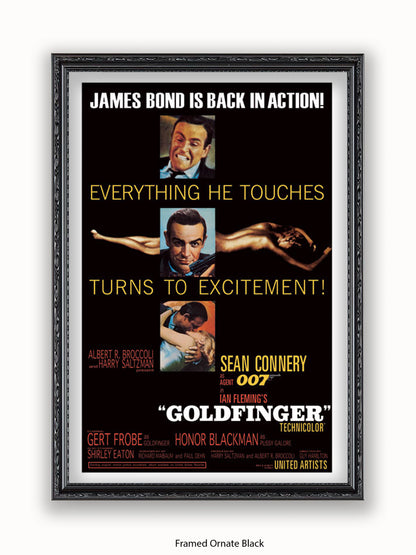 James Bond  Goldfinger Poster