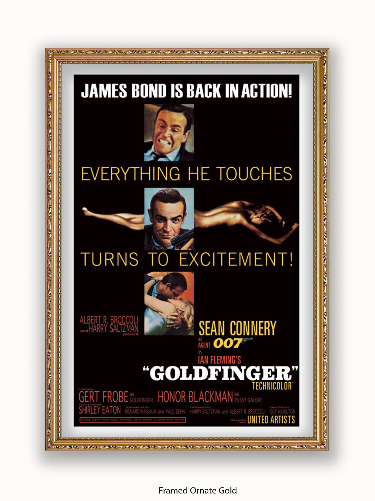 James Bond  Goldfinger Poster